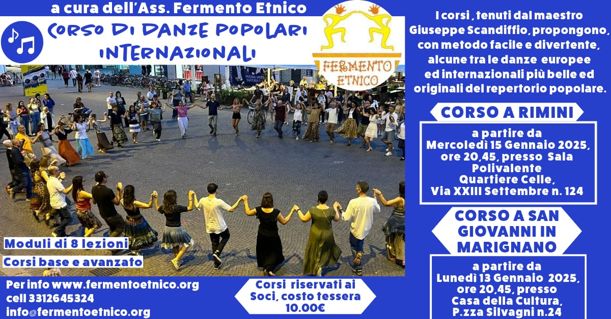 Riprendono I Due Corsi Di Danze Internazionali